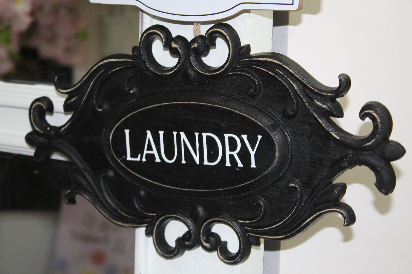 Letrero “LAUNDRY”