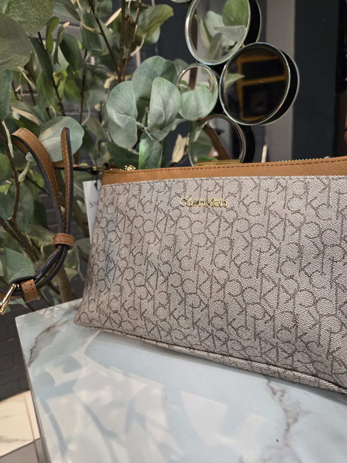 Crossbody Calvin Klein café