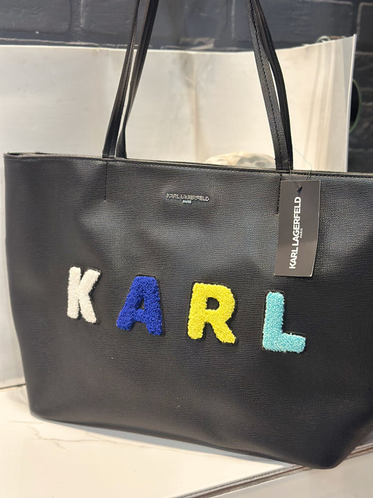 Bolsa Tote negra Karl Lagerfeld