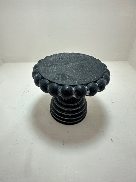 Soporte decorativo negro