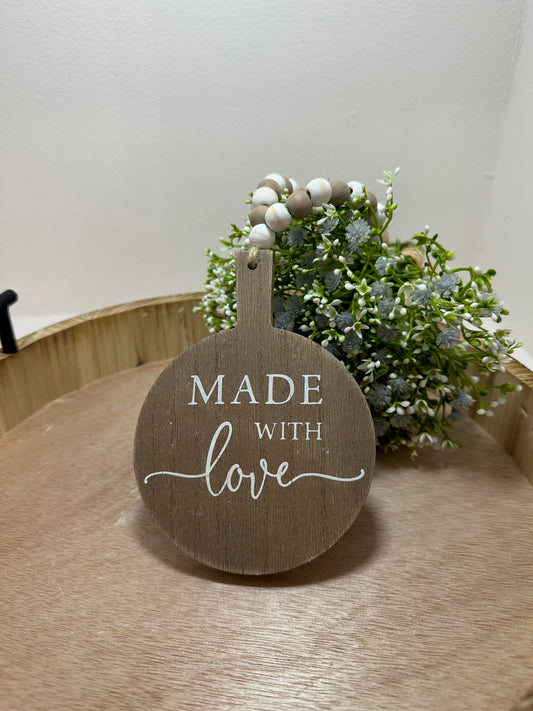 Tabla circular decorativa