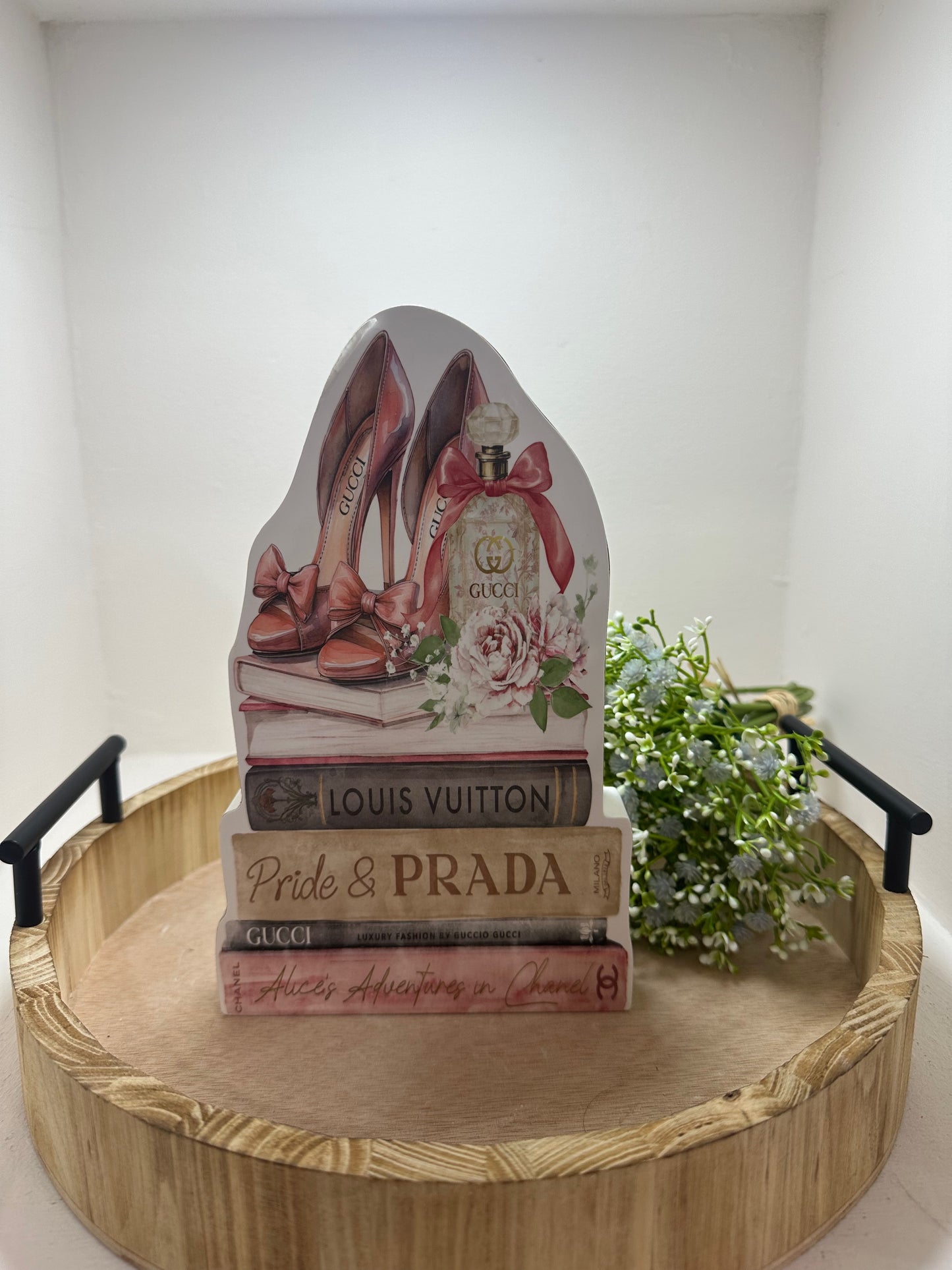 Decorativo libros de marcas de moda