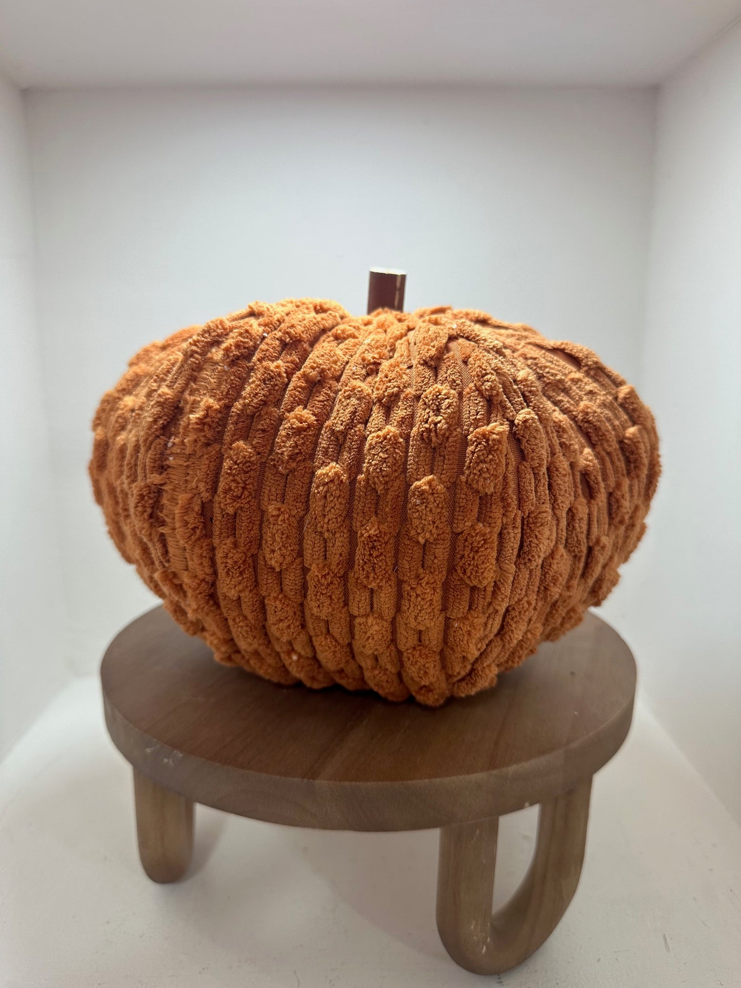 Cojín decorativo calabaza naranja