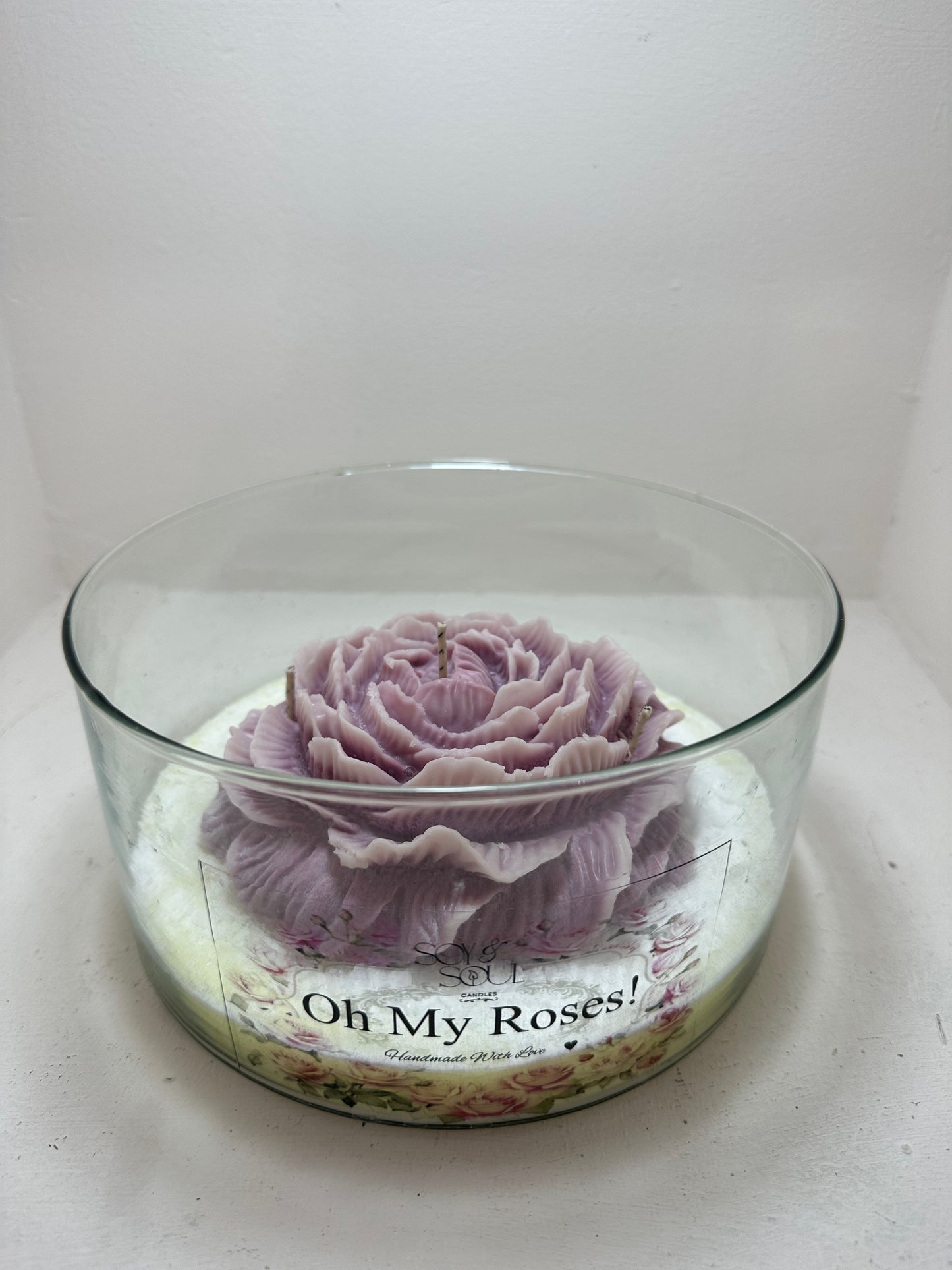 peonia gigante de cera de soya