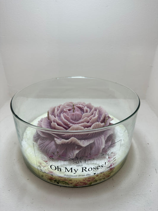 peonia gigante de cera de soya