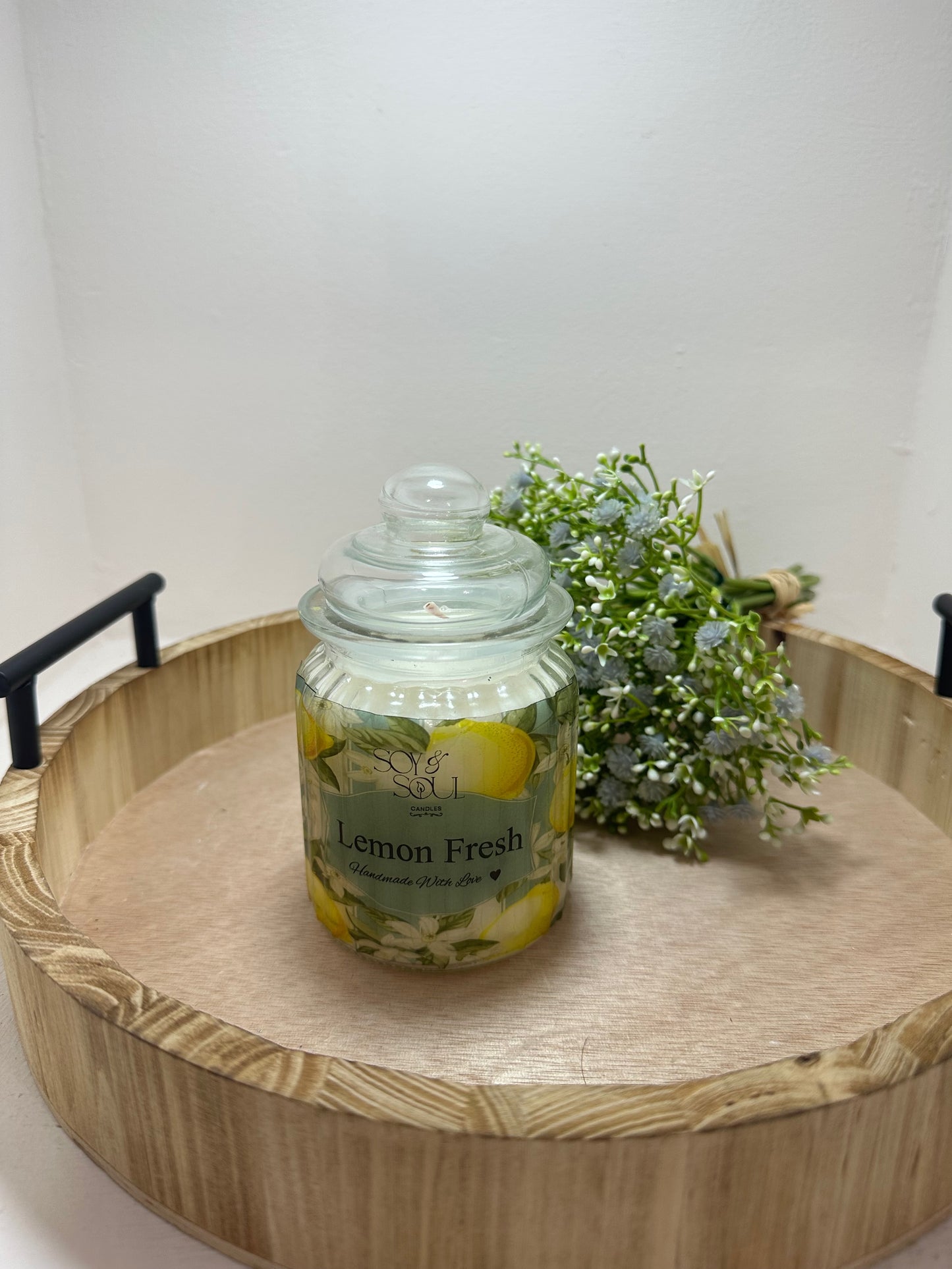 Vela Lemon Fresh con tapa