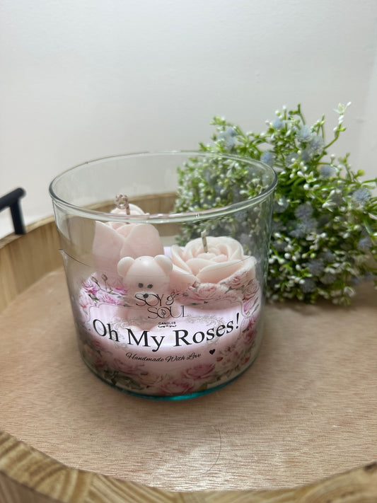 vela decorativa artomatica  Oh my Roses