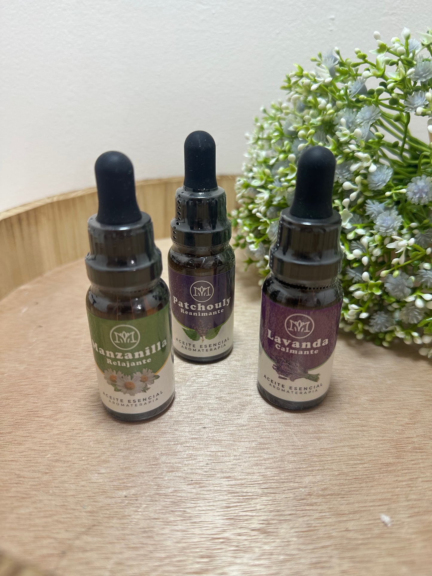 Aceite esencial aromaterapia