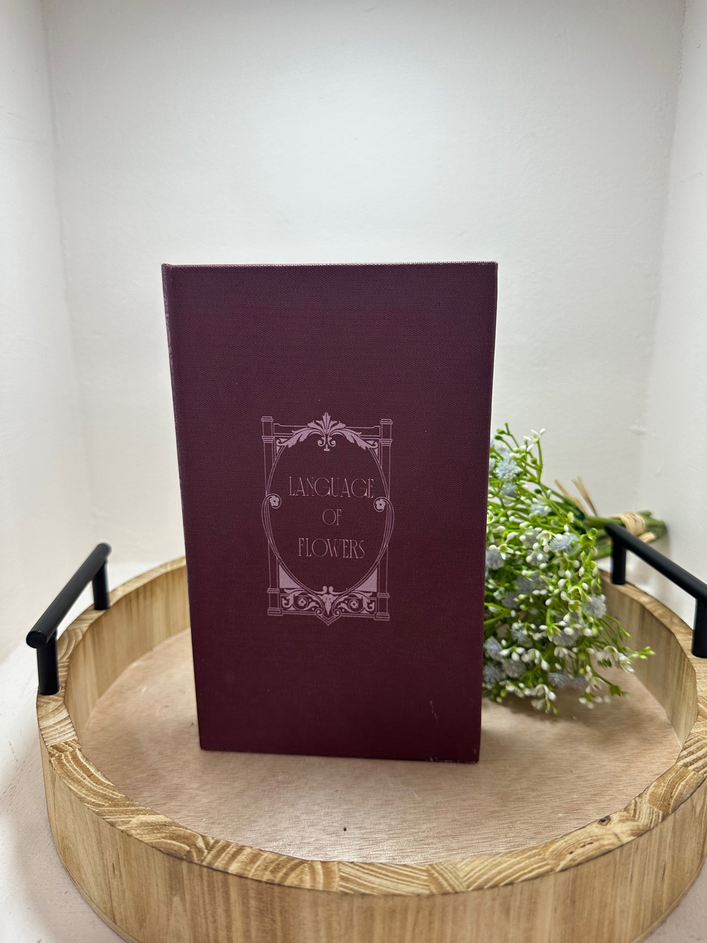 Libro madera pequeño