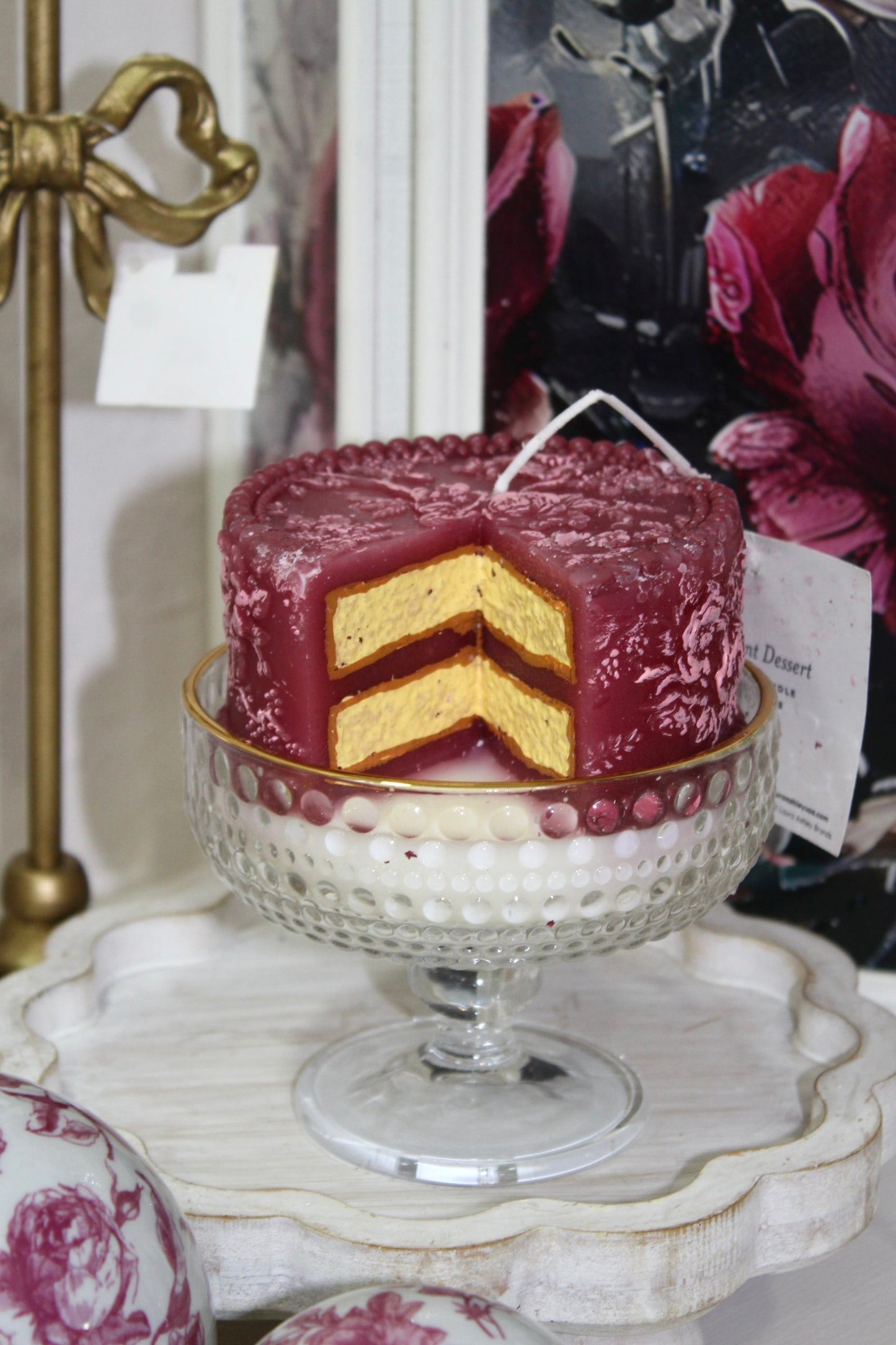 Pastel de vela decorativa