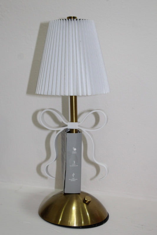 Lámpara moño blanco