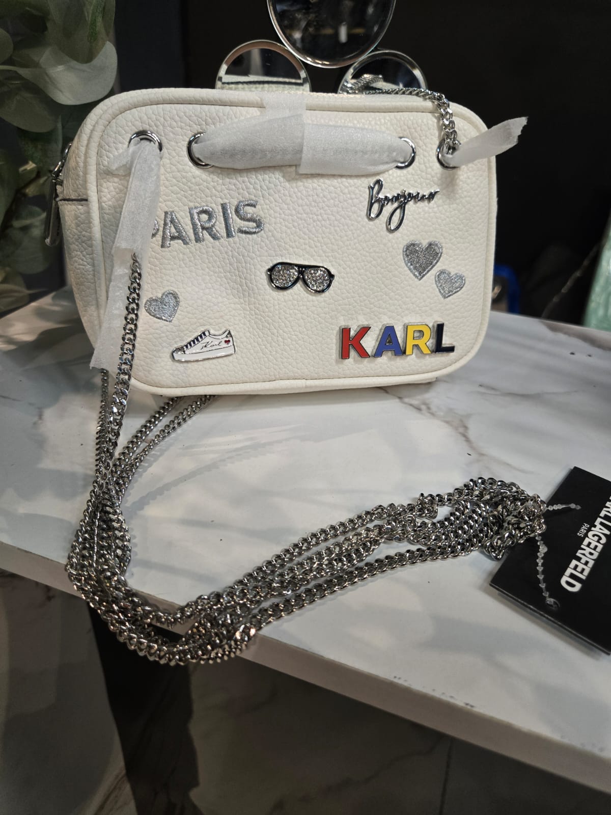 Bolso Karl Lagerfeld blanco