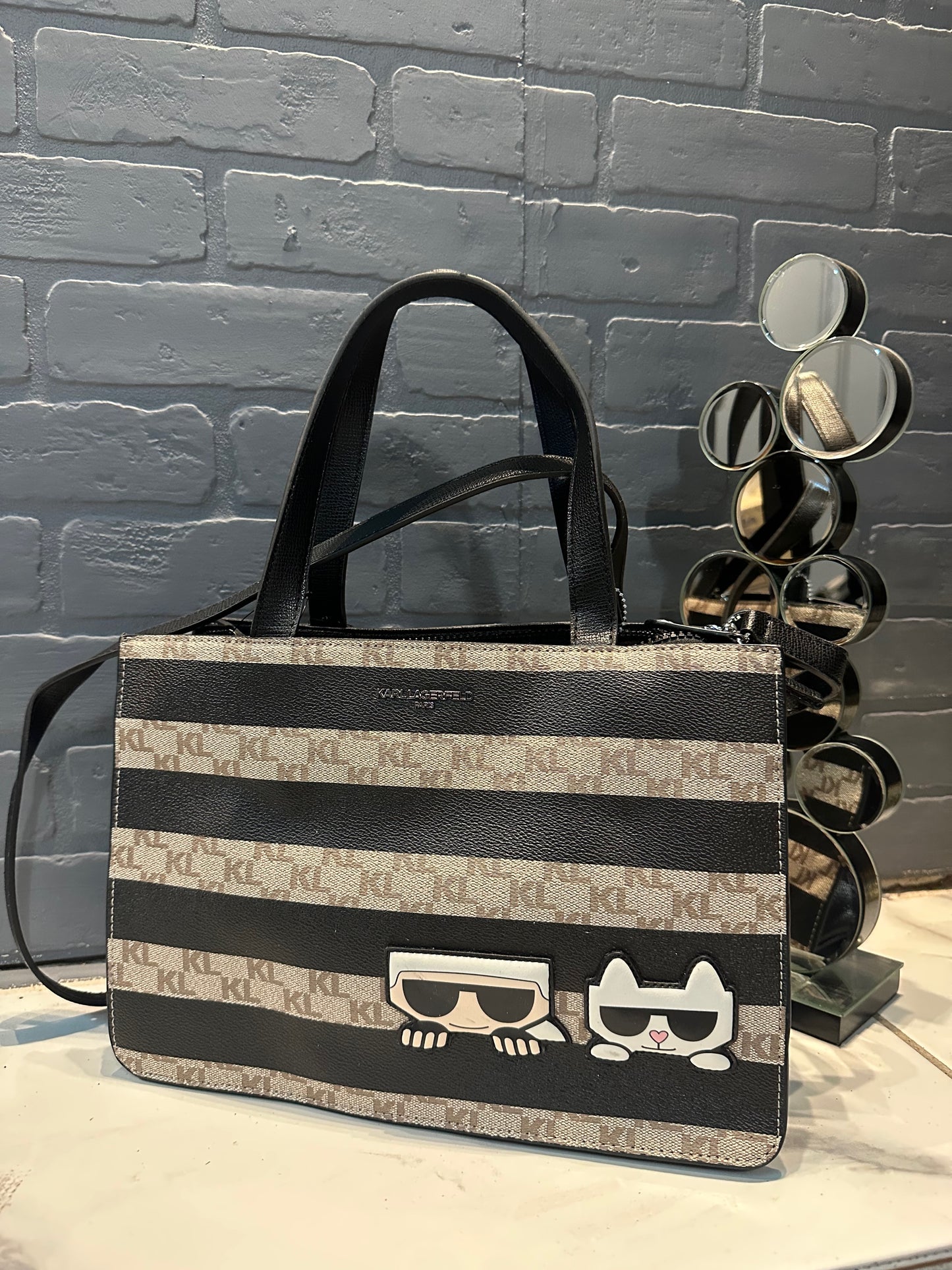 Bolso Karl Lagerfeld monograma