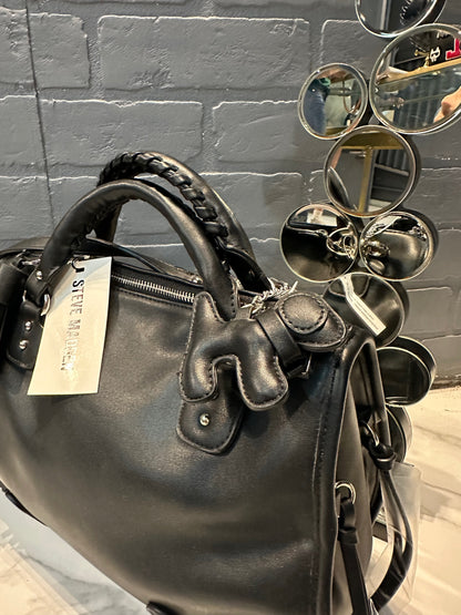 Bolso Steve Madden Negro con Detalles