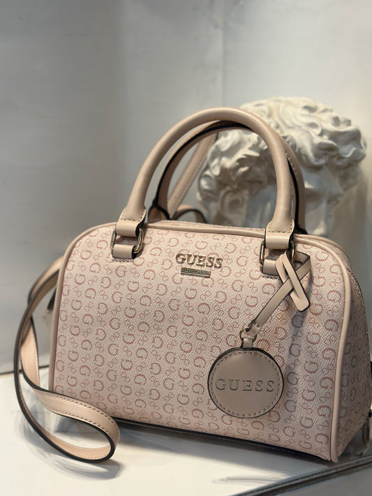 Bolso Guess beige rosado