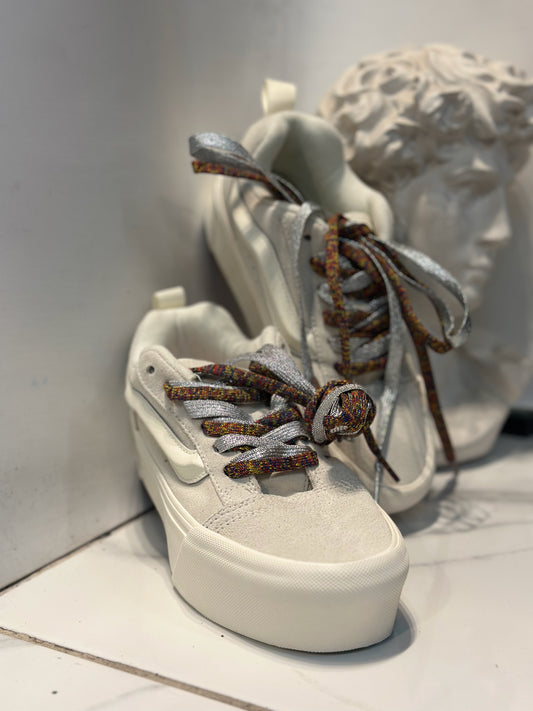 Tenis Vans Plataforma Gris