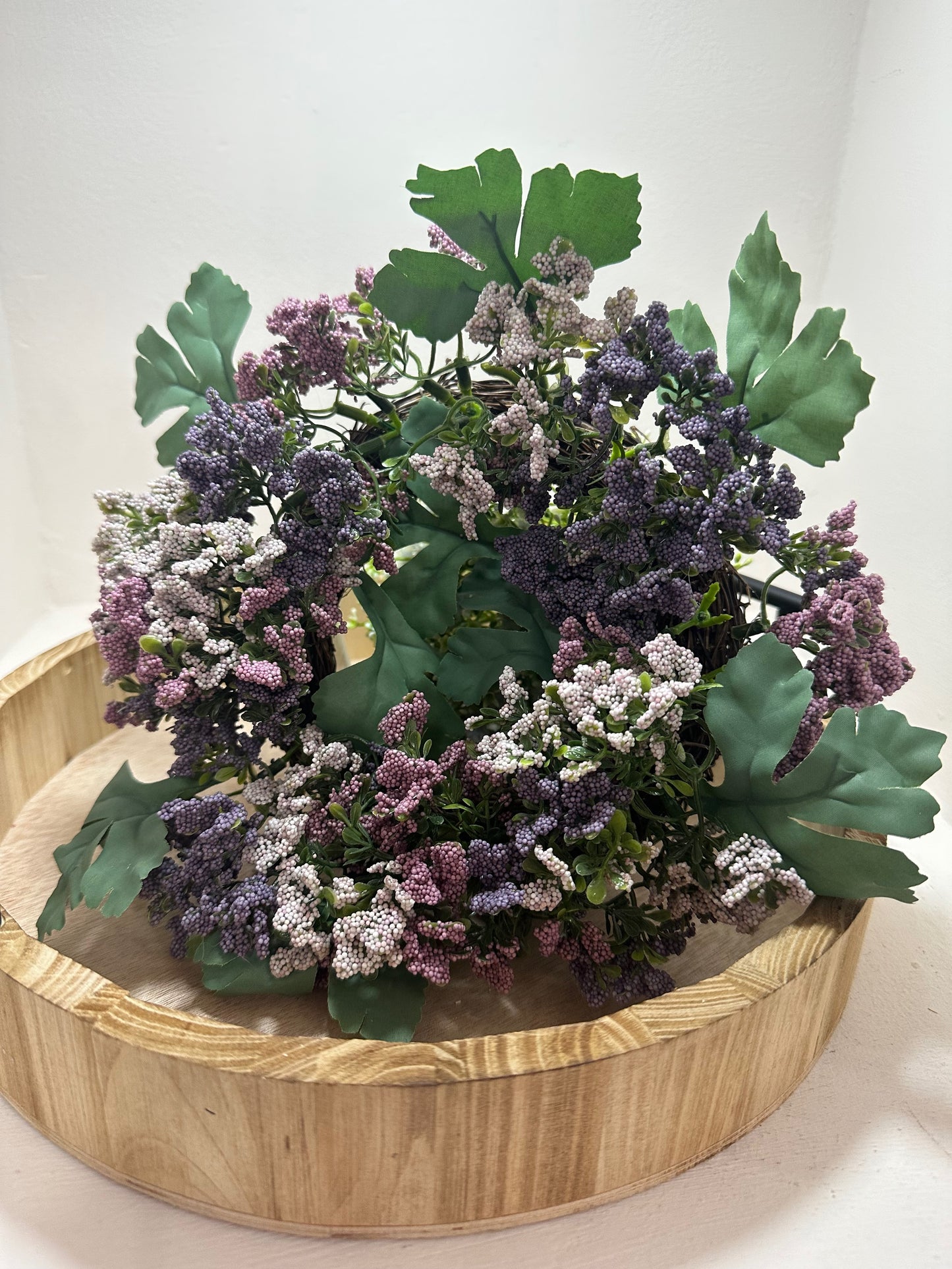 Mini corona tonos morados