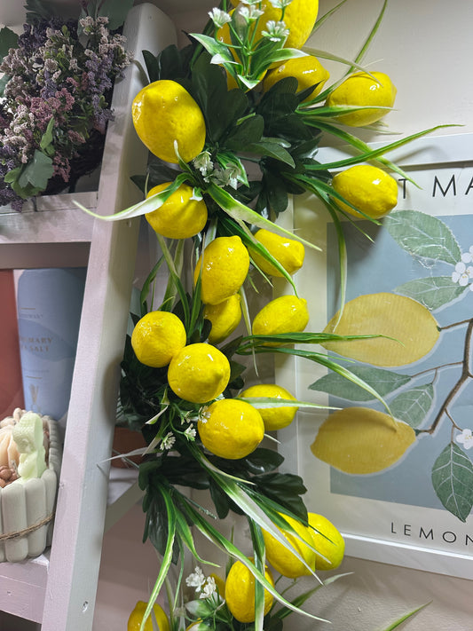 Guía decorativa de limones