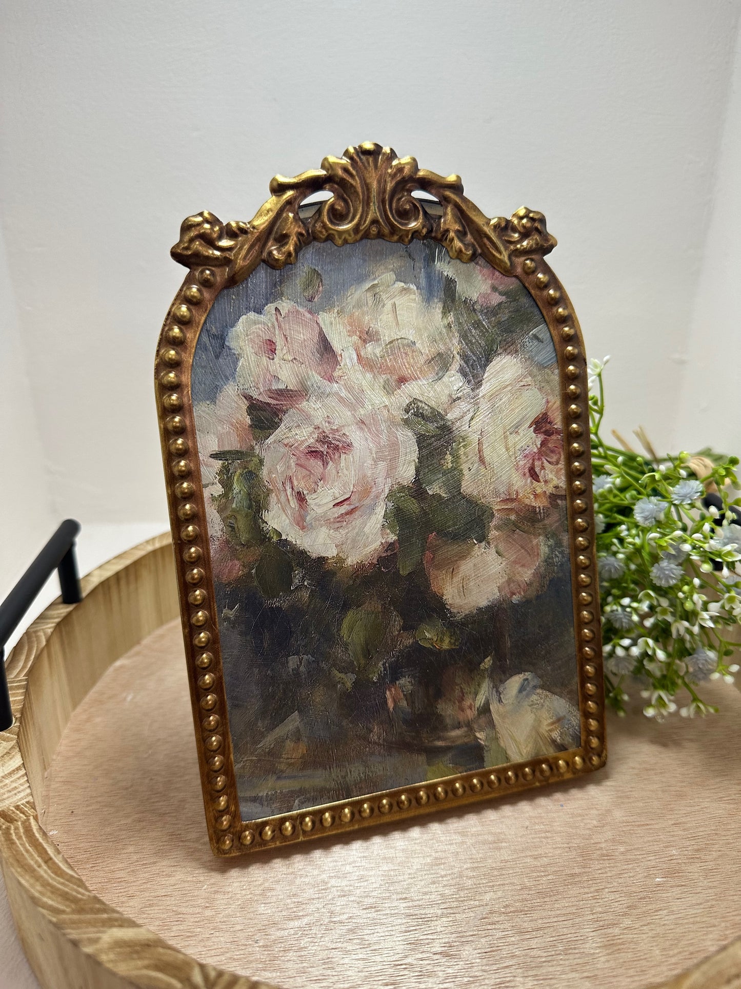 Pintura de flores decorativa