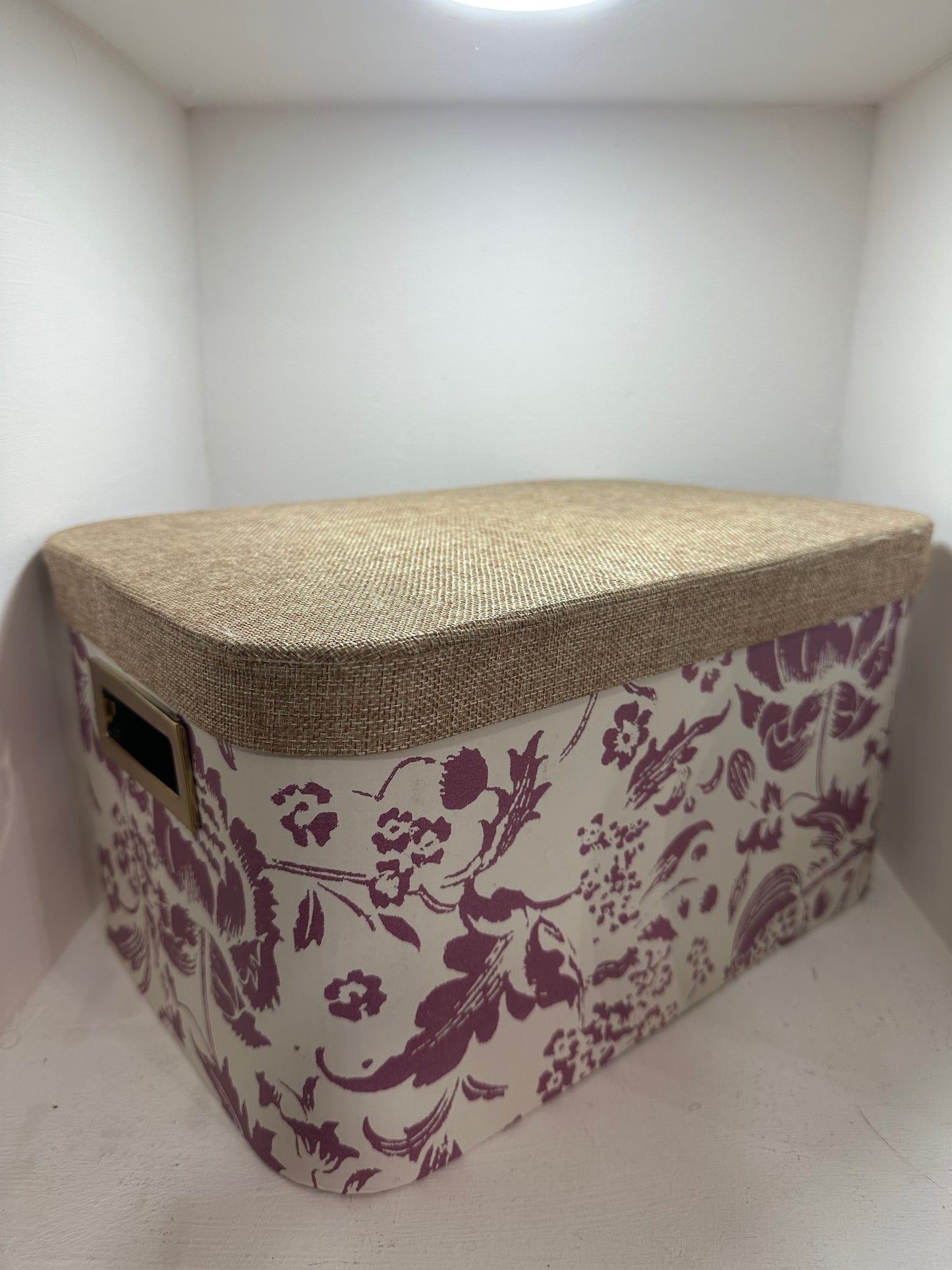 Caja decorada rosas vintage