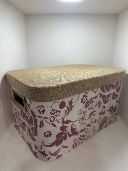 Caja decorada rosas vintage