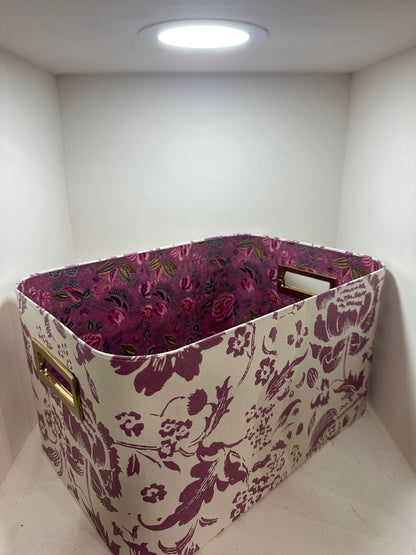 Caja decorada rosas vintage