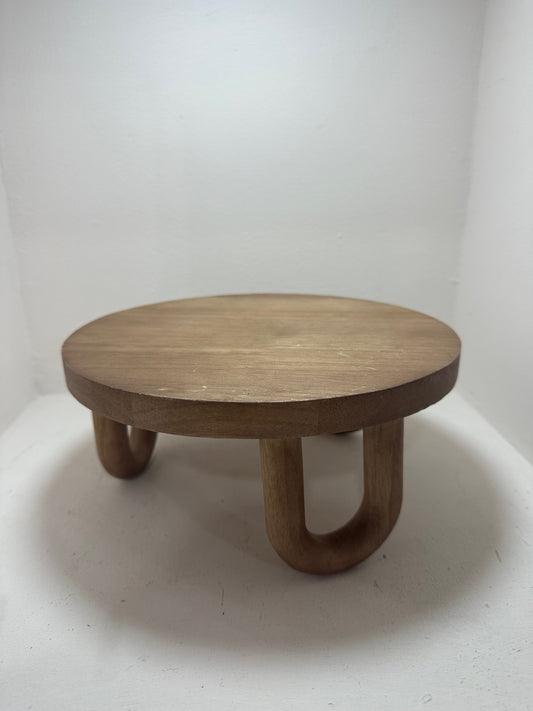 Base de madera decorativa